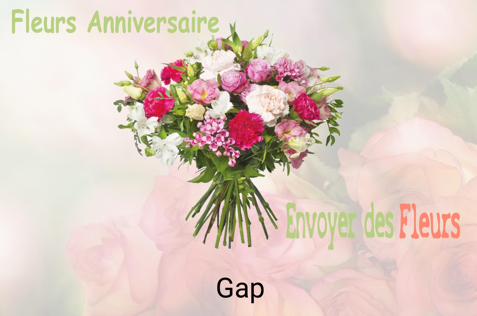Bouquet de fleurs d’anniversaire livré à Gap